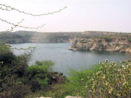 The Asola wildlife sanctuary and Bharadwaj lake