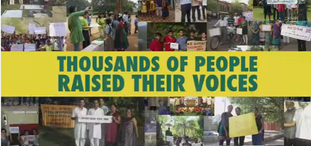 Greenpeace India campaigns green peace campaign