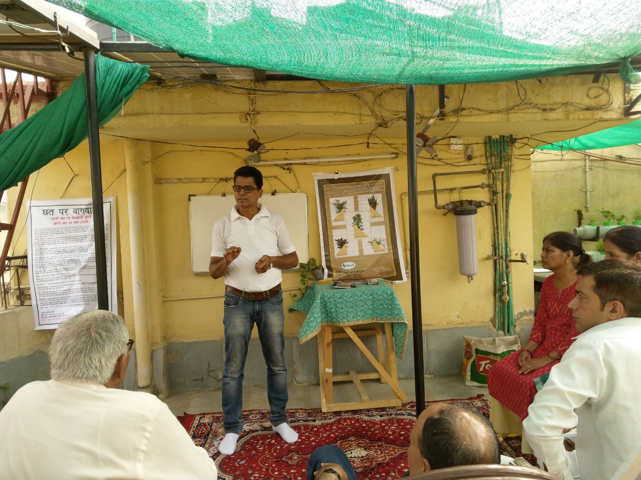 Soil Less Terrace Farming Training Sessions by Environmentalist Pravin Mishra