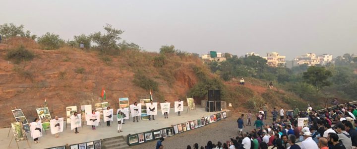 People Gathered to Save Aravali Biodiversity Park