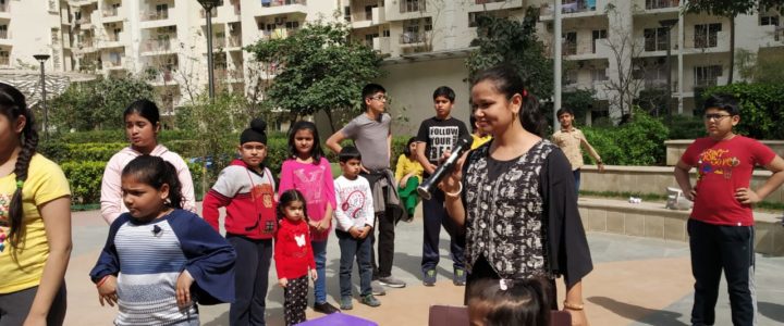 Waste Segregation Campaign in Mahagun Moderne, Noida