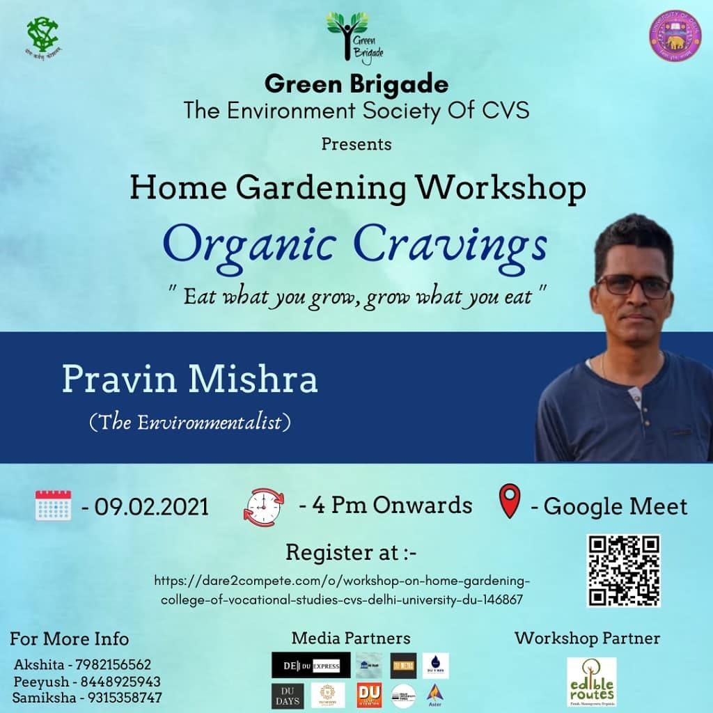 Home Gardening Workshop by The Environment Society of the College of Vocational Studies