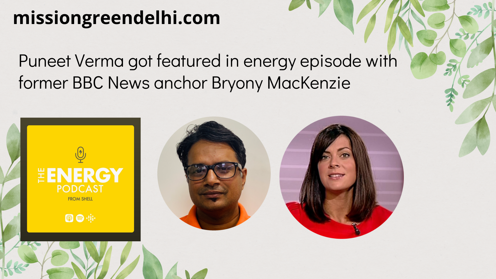 MGD Platform got Featured in Energy Podcast with Bryony MacKenzie from ...