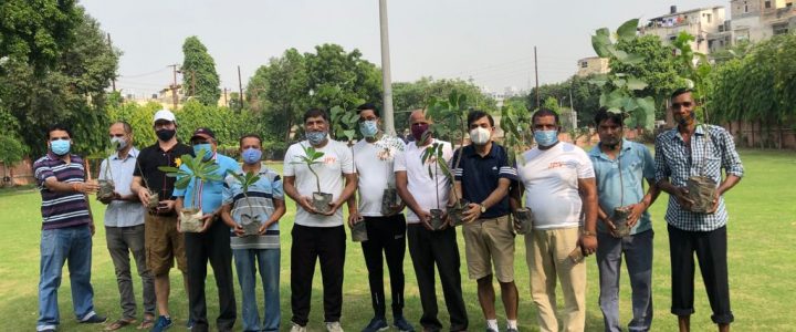 Plantation Drive at Sector 21 Noida